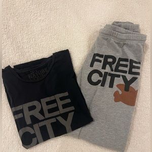 FreeCity Top and sweats